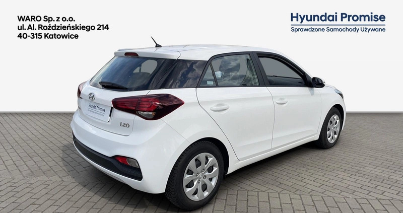 Hyundai i20 cena 54500 przebieg: 50350, rok produkcji 2019 z Ożarów małe 301